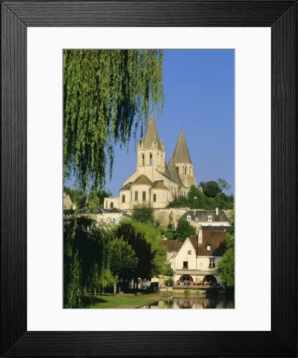 Framed Print : Loches, Touraine, Centre, France, Europe Framed Print : Loches, Touraine, Centre, France, Europe