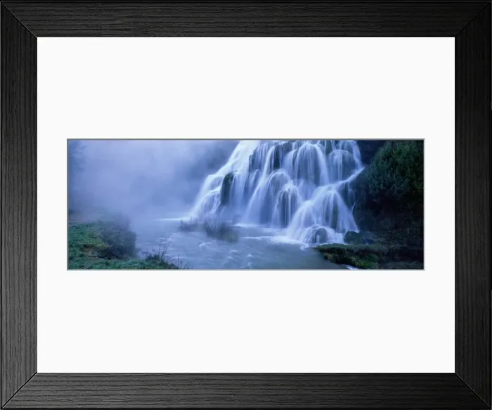 Framed Print : Waterfall of Baume les Messieurs, Franche Comte, France, Europe Framed Print : Waterfall of Baume les Messieurs, Franche Comte, France, Europe