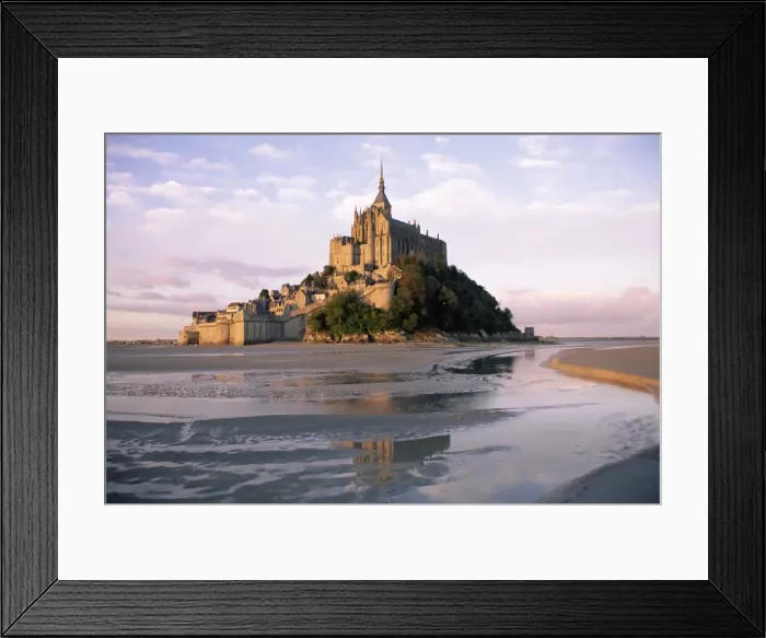 Framed Print : Mont Saint Michel (Mont-St. Michel), UNESCO World Heritage Site, Manche Framed Print : Mont Saint Michel (Mont-St. Michel), UNESCO World Heritage Site, Manche