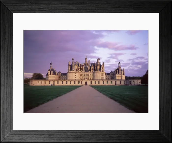Framed Print : Chateau of Chambord, UNESCO World Heritage Site, Loir et Cher, Region de la Loire Framed Print : Chateau of Chambord, UNESCO World Heritage Site, Loir et Cher, Region de la Loire