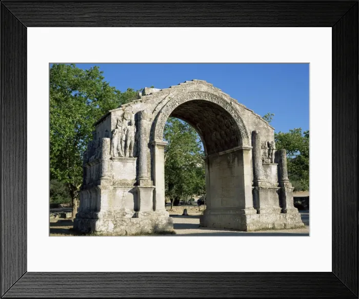 Framed Print : Roman arch, St. Remy de Provence, Vaucluse, Provence, France, Europe