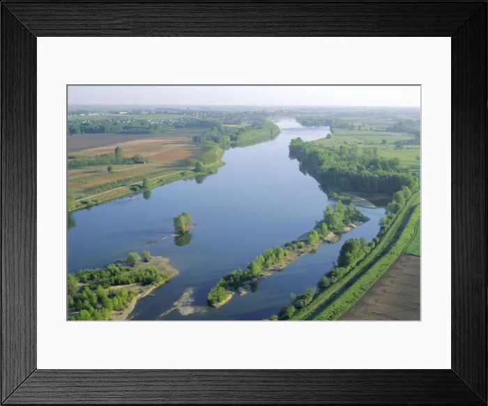 Framed Print : Banks of the River Loire, Chambord Region, Pays-de-Loire, France Framed Print : Banks of the River Loire, Chambord Region, Pays-de-Loire, France