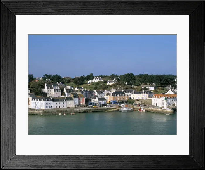 Framed Print : Port Sauzon, Belle Ile en Mer, Breton Islands, Morbihan, Brittany, France, Europe Framed Print : Port Sauzon, Belle Ile en Mer, Breton Islands, Morbihan, Brittany, France, Europe