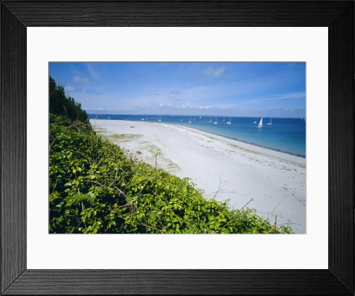 Framed Print : Plage des Grands Sables, Ile de Groix, Breton Islands, Morbihan, Brittany, France Framed Print : Plage des Grands Sables, Ile de Groix, Breton Islands, Morbihan, Brittany, France