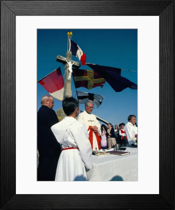 Framed Print : Benediction of the sea, which takes place on 15th August, Ile d Ouessant Framed Print : Benediction of the sea, which takes place on 15th August, Ile d Ouessant
