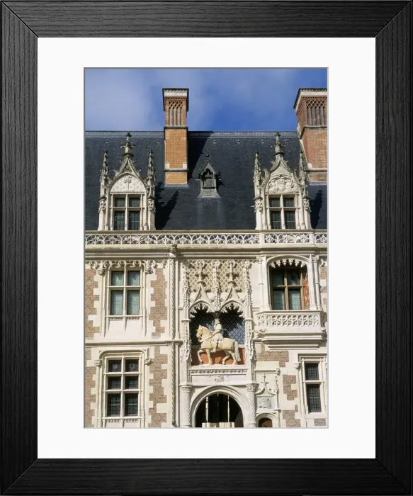 Framed Print : Facade de l aile Louix XII, Chateau of Blois, Pays de Loire, Loire Valley Framed Print : Facade de l aile Louix XII, Chateau of Blois, Pays de Loire, Loire Valley