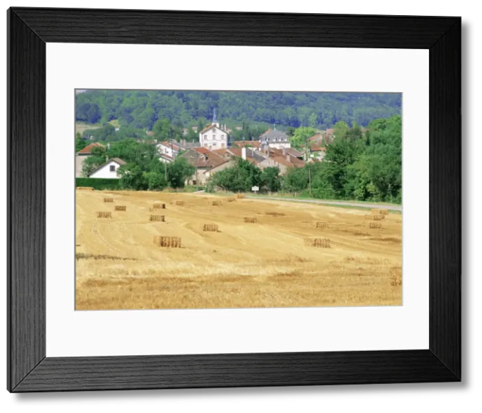 Framed Print : Village where Joan of Arc was born, Domremy-la-Pucelle, Vosges, Lorraine, France, Europe Framed Print : Village where Joan of Arc was born, Domremy-la-Pucelle, Vosges, Lorraine, France, Europe