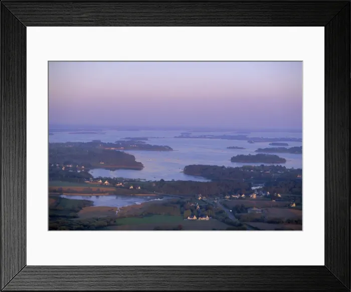 Framed Print : Overview of the West coast, Golfe du Morbihan (Gulf of Morbihan), Brittany Framed Print : Overview of the West coast, Golfe du Morbihan (Gulf of Morbihan), Brittany