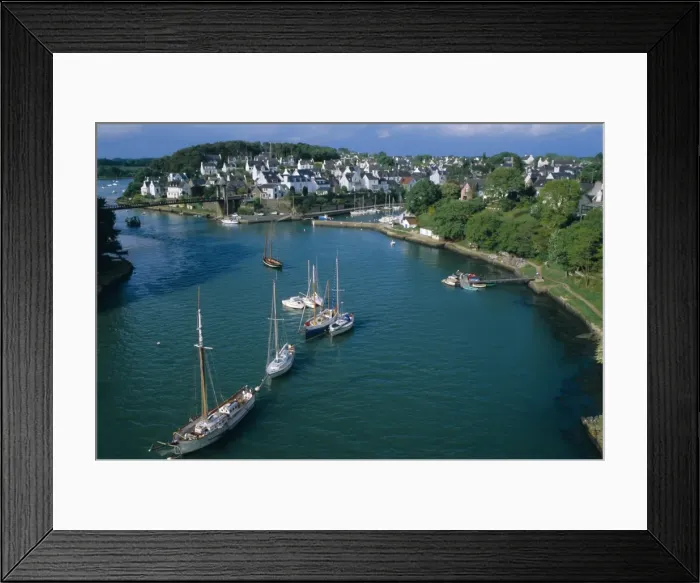 Framed Print : Port of Le Bono, Golfe du Morbihan (Gulf of Morbihan), Brittany, France, Europe Framed Print : Port of Le Bono, Golfe du Morbihan (Gulf of Morbihan), Brittany, France, Europe