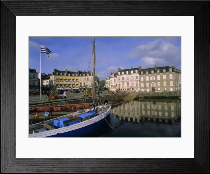 Framed Print : Port area, town of Vannes, Golfe du Morbihan (Gulf of Morbihan), Brittany, France, Europe Framed Print : Port area, town of Vannes, Golfe du Morbihan (Gulf of Morbihan), Brittany, France, Europe