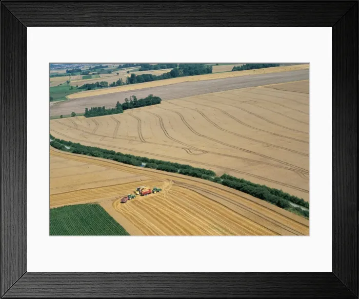 Framed Print : Aerial view of the Pays du Saulnois, regional natural park of Lorraine Framed Print : Aerial view of the Pays du Saulnois, regional natural park of Lorraine