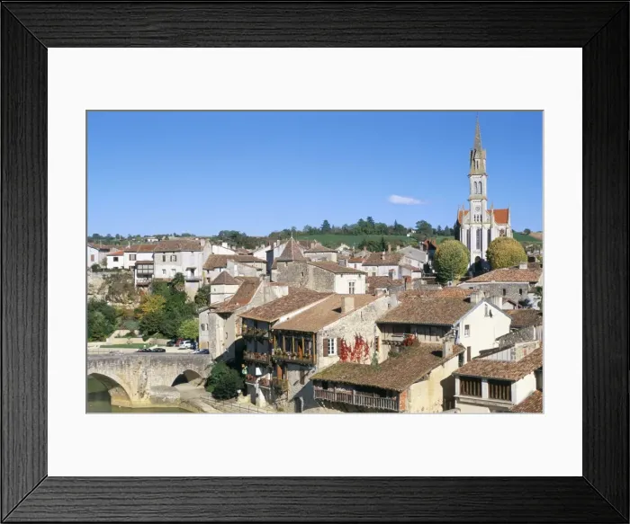 Framed Print : Medieval town of Nerac, by the Baize River, Lot et Garonne, Aquitaine, France, Europe Framed Print : Medieval town of Nerac, by the Baize River, Lot et Garonne, Aquitaine, France, Europe