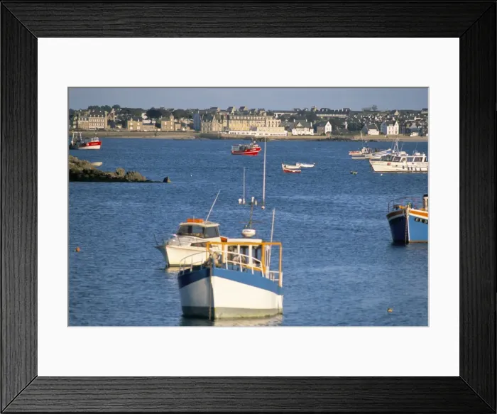 Framed Print : Town of Roscoff, Finistere, Brittany, France, Europe Framed Print : Town of Roscoff, Finistere, Brittany, France, Europe