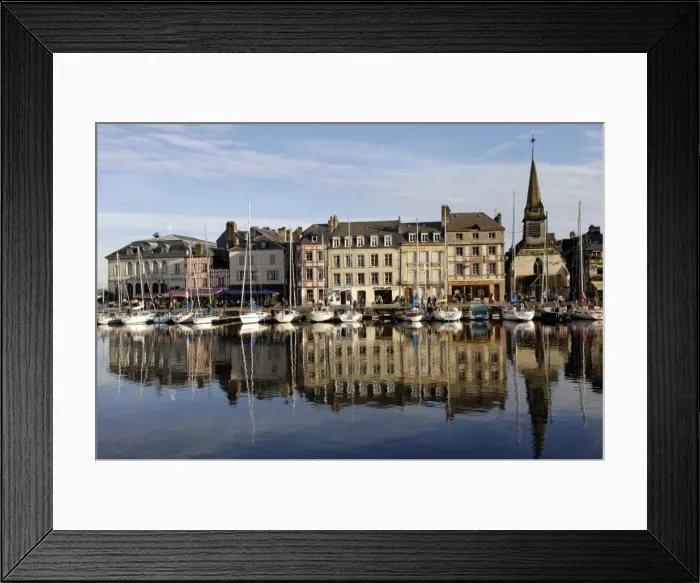 Framed Print : Honfleur Harbour, Calvados region, Normandy, France, Europe Framed Print : Honfleur Harbour, Calvados region, Normandy, France, Europe