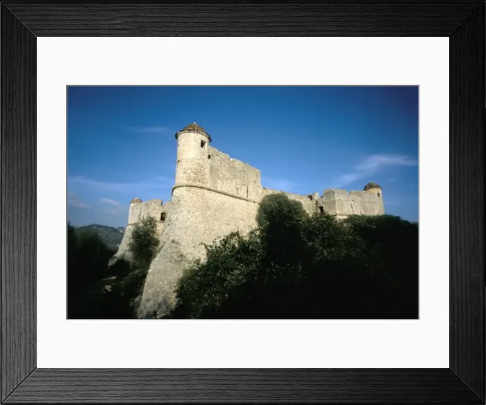 Framed Print : Fort dating from the 16th century, Mont Alban, near Nice, Alpes-Maritimes Framed Print : Fort dating from the 16th century, Mont Alban, near Nice, Alpes-Maritimes