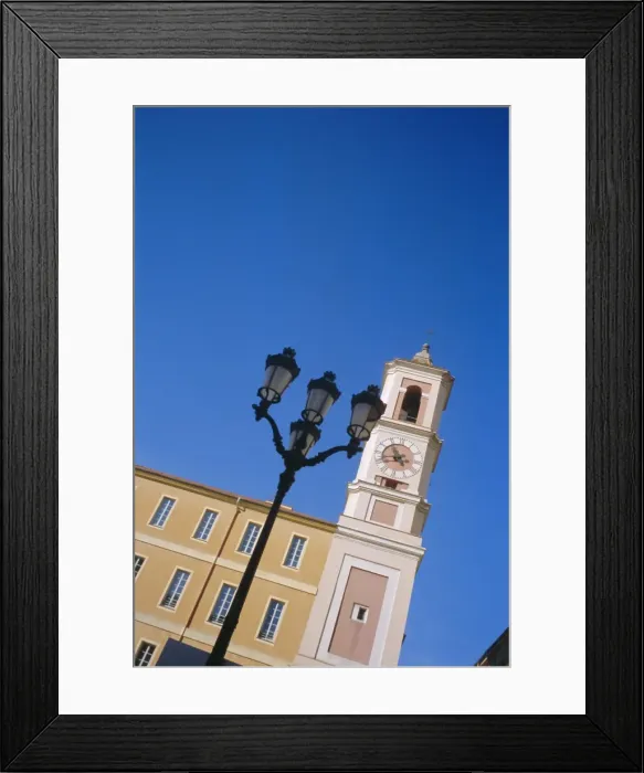 Framed Print : Clock tower, Place de Palais, Nice, Provence, France Framed Print : Clock tower, Place de Palais, Nice, Provence, France