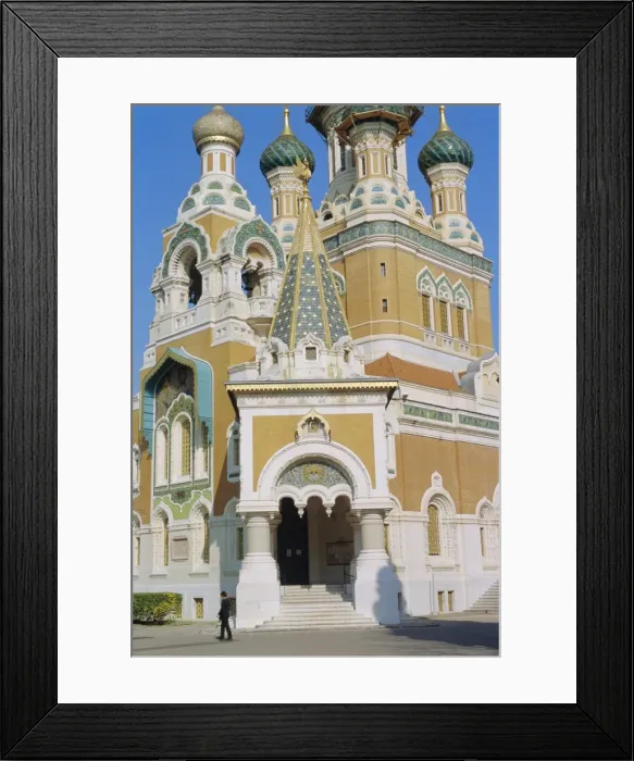 Framed Print : Russian Orthodox Cathedral, Nice, Cote d Azur, Provence, France Framed Print : Russian Orthodox Cathedral, Nice, Cote d Azur, Provence, France