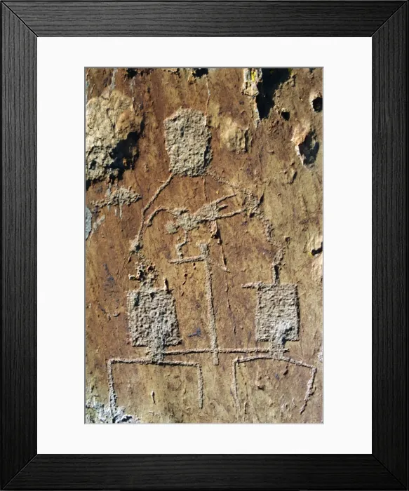 Framed Print : Rock engraving, Valley of Fontanalba, Pays Merveilles, Mercantour park Framed Print : Rock engraving, Valley of Fontanalba, Pays Merveilles, Mercantour park