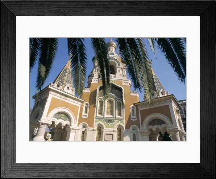 Framed Print : Russian Orthodox cathedral, Nice, Alpes-Maritimes, Provence, France, Europe Framed Print : Russian Orthodox cathedral, Nice, Alpes-Maritimes, Provence, France, Europe