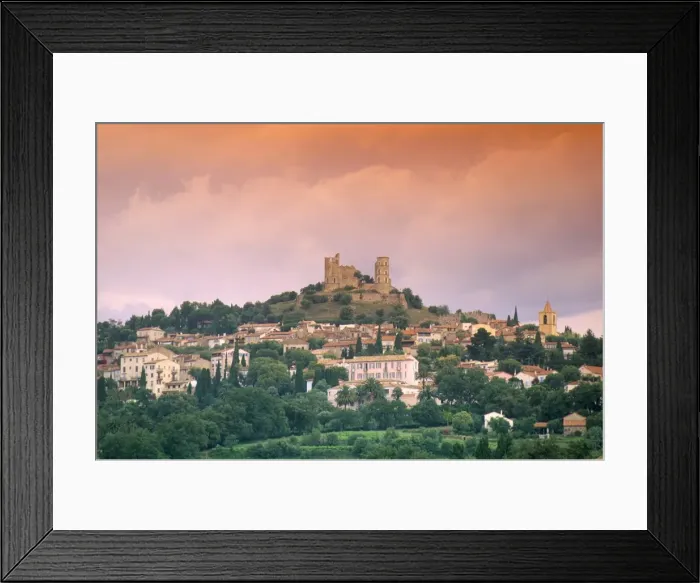 Framed Print : Village of Cogolin, Var, Cote d Azur, Provence, France, Europe Framed Print : Village of Cogolin, Var, Cote d Azur, Provence, France, Europe