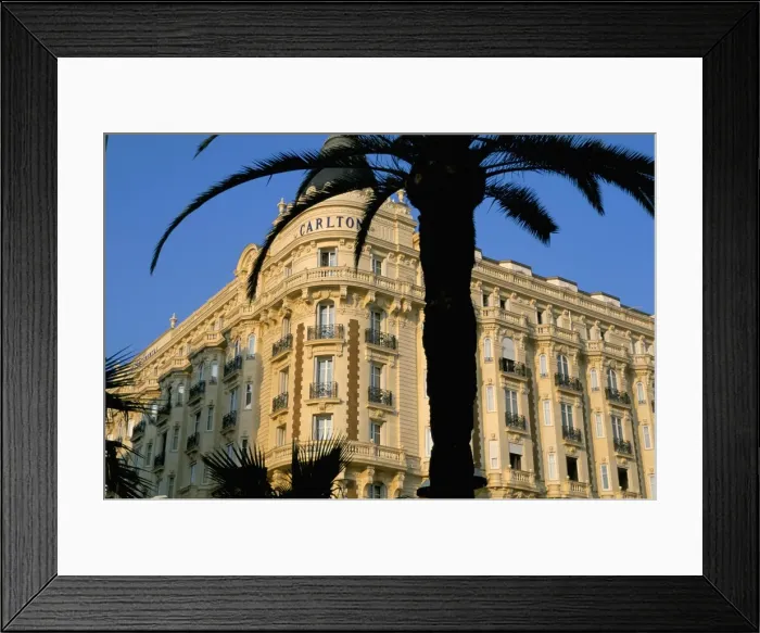 Framed Print : Carlton Hotel, Boulevard de la Croisette, Cannes, Alpes-Maritimes, French Riviera Framed Print : Carlton Hotel, Boulevard de la Croisette, Cannes, Alpes-Maritimes, French Riviera