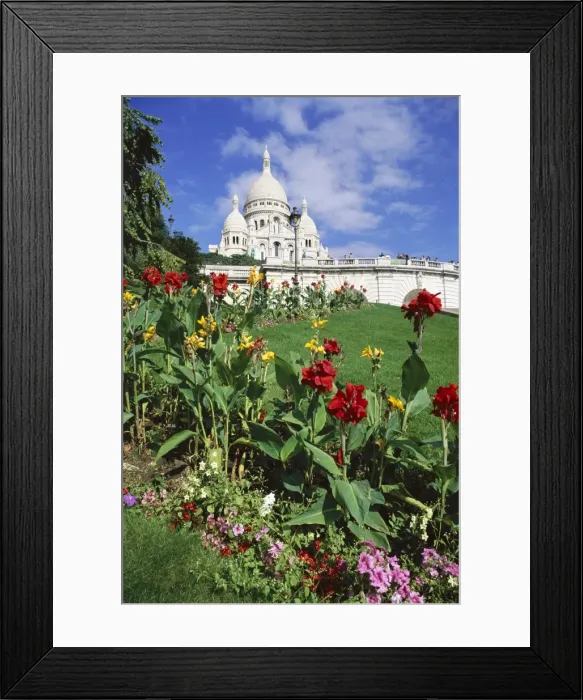 Framed Print : Sacre Coeur Cathedral, Paris, France, Europe Framed Print : Sacre Coeur Cathedral, Paris, France, Europe