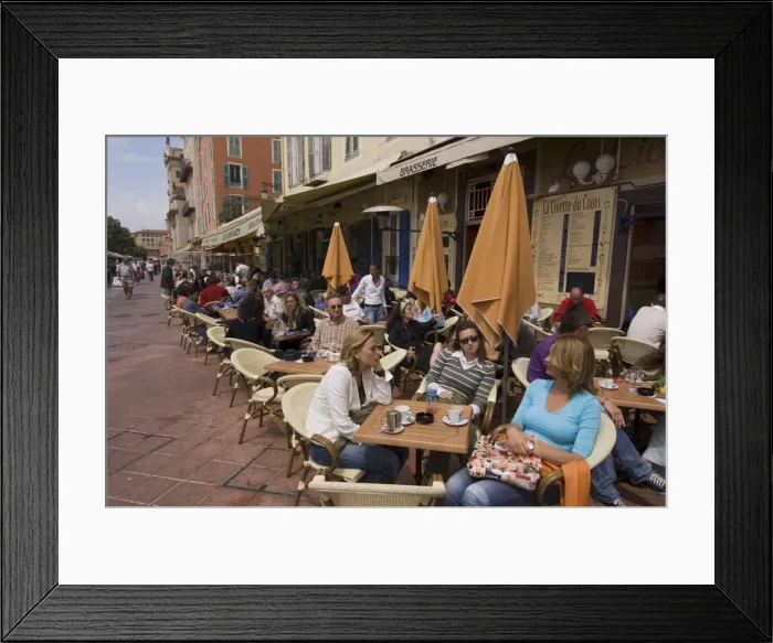 Framed Print : Marche a la Broquante, Cours Saleya, Nice, Alpes Maritimes, Provence, Cote d Azur Framed Print : Marche a la Broquante, Cours Saleya, Nice, Alpes Maritimes, Provence, Cote d Azur