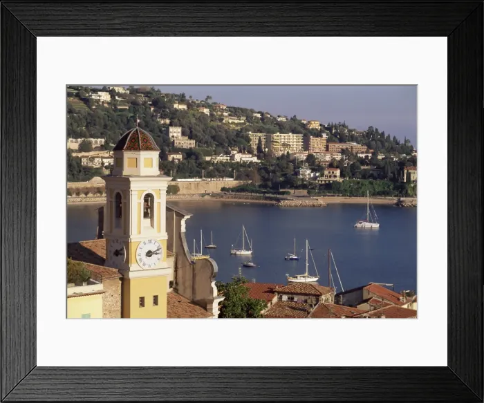 Framed Print : Villefranche sur Mer, Provence, Cote d Azur, French Riviera, France Framed Print : Villefranche sur Mer, Provence, Cote d Azur, French Riviera, France