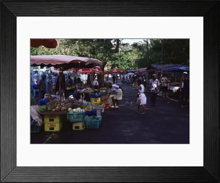Framed Print : Vegetable market, Fort de France, Martinique, Lesser Antilles, West Indies Framed Print : Vegetable market, Fort de France, Martinique, Lesser Antilles, West Indies