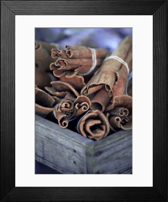 Framed Print : Cinnamon sticks at the market, Fort de France, island of Martinique, Lesser Antilles Framed Print : Cinnamon sticks at the market, Fort de France, island of Martinique, Lesser Antilles