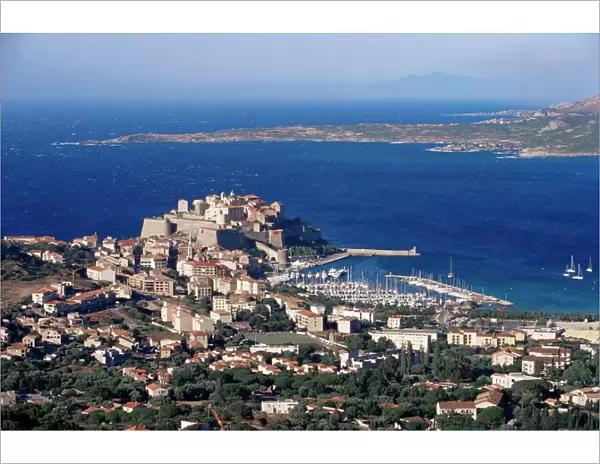 Citadel and Calvi, Corsica, France, Mediterranean, Europe