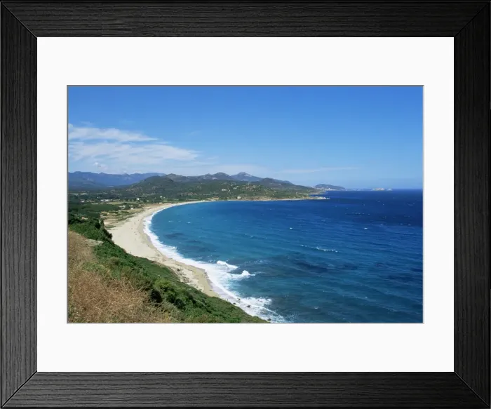 Framed Print : Ile Rousse, Corsica, France, Mediterranean, Europe Framed Print : Ile Rousse, Corsica, France, Mediterranean, Europe