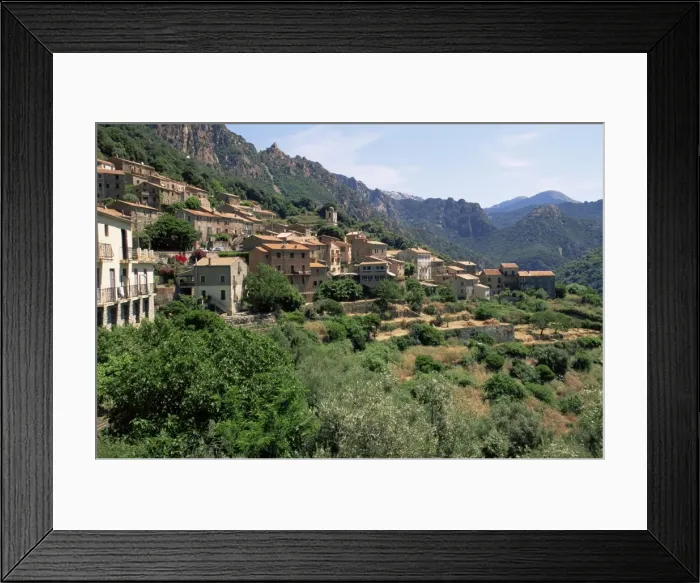 Framed Print : Ota, Corsica, France, Europe Framed Print : Ota, Corsica, France, Europe