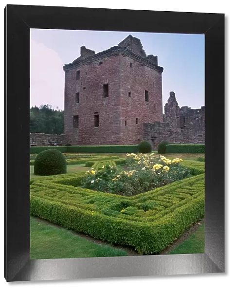 Edzell Castle dating from the 17th century, and garden, near Edzell Village and Brechin