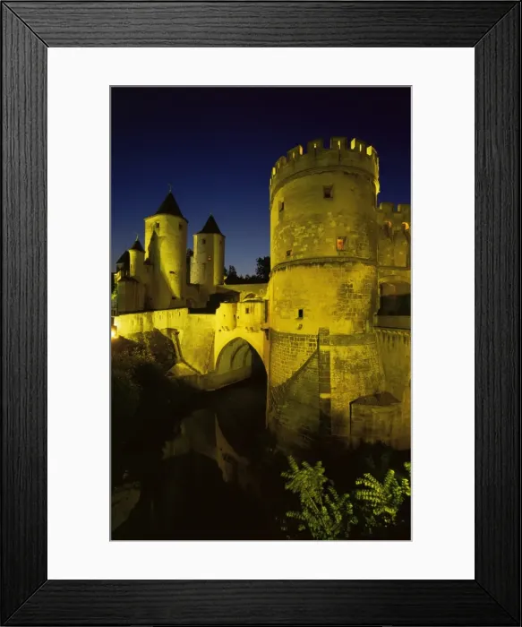 Framed Print : Portes des Allemands, dating from the 13th and 14th centuries, Metz, Lorraine Framed Print : Portes des Allemands, dating from the 13th and 14th centuries, Metz, Lorraine