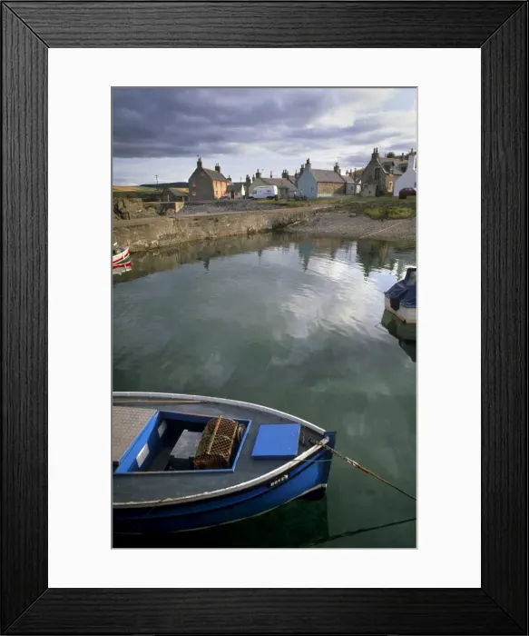 Framed Print : Boat, harbour, Morayshire, Scotland, United Kingdom, Europe Framed Print : Boat, harbour, Morayshire, Scotland, United Kingdom, Europe
