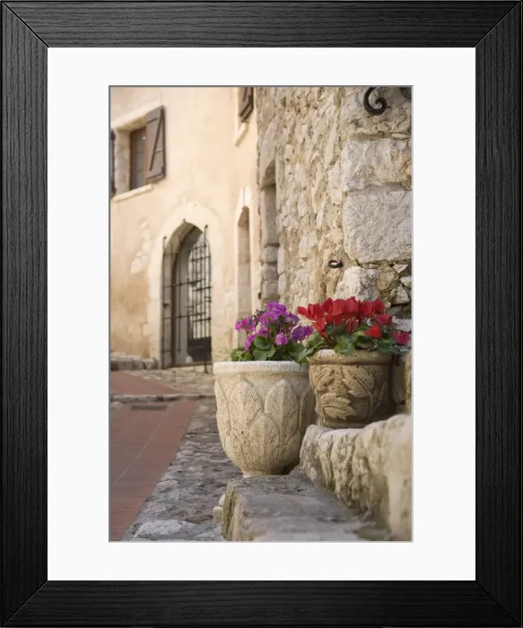 Framed Print : Eze, Alpes Maritimes, Provence, Cote d Azur, French Riviera, France, Europe Framed Print : Eze, Alpes Maritimes, Provence, Cote d Azur, French Riviera, France, Europe