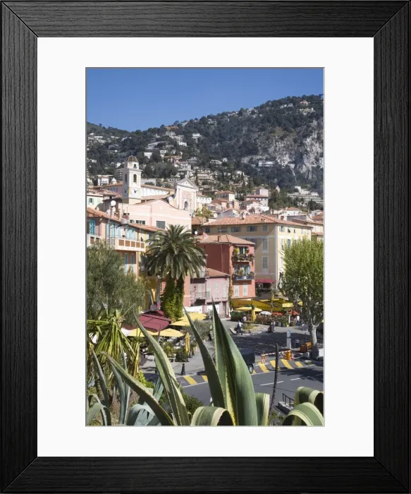 Framed Print : Villefranche sur Mer, Alpes Maritimes, Provence, Cote d Azur, French Riviera Framed Print : Villefranche sur Mer, Alpes Maritimes, Provence, Cote d Azur, French Riviera