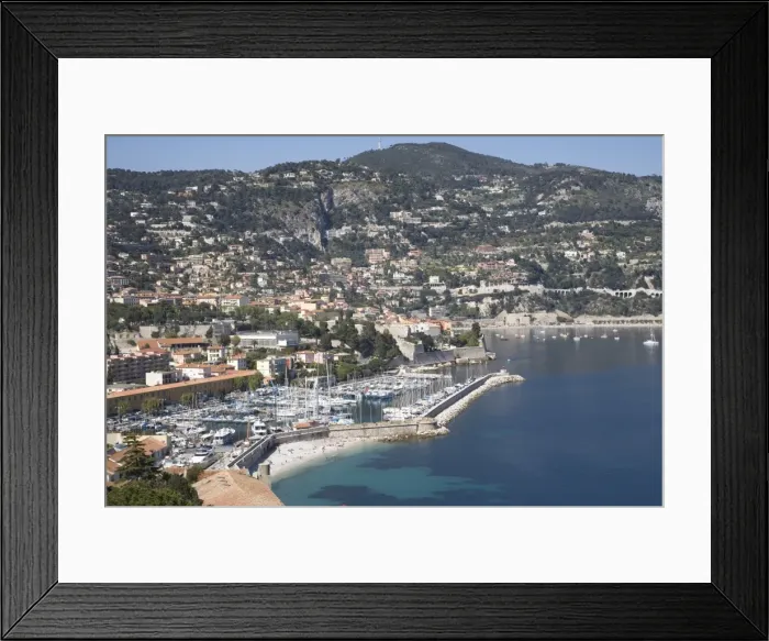 Framed Print : Villefranche sur Mer, Alpes Maritimes, Provence, Cote d Azur, French Riviera Framed Print : Villefranche sur Mer, Alpes Maritimes, Provence, Cote d Azur, French Riviera