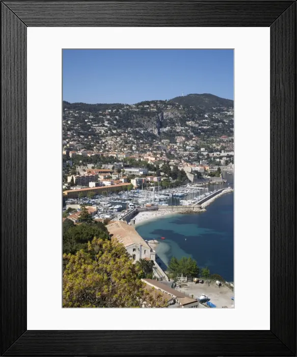 Framed Print : Villefranche sur Mer, Alpes Maritimes, Provence, Cote d Azur, French Riviera Framed Print : Villefranche sur Mer, Alpes Maritimes, Provence, Cote d Azur, French Riviera