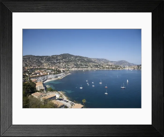 Framed Print : Villefranche sur Mer, Alpes Maritimes, Provence, Cote d Azur, French Riviera Framed Print : Villefranche sur Mer, Alpes Maritimes, Provence, Cote d Azur, French Riviera