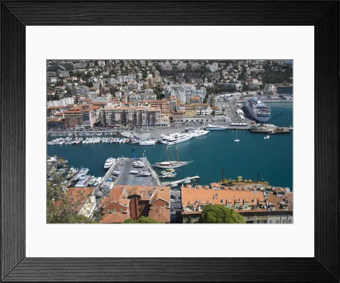 Framed Print : Nice, Alpes Maritimes, Provence, Cote d Azur, French Riviera, France Framed Print : Nice, Alpes Maritimes, Provence, Cote d Azur, French Riviera, France