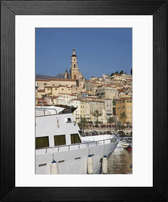 Framed Print : Menton, Alpes Maritimes, Provence, Cote d Azur, French Riviera, France Framed Print : Menton, Alpes Maritimes, Provence, Cote d Azur, French Riviera, France