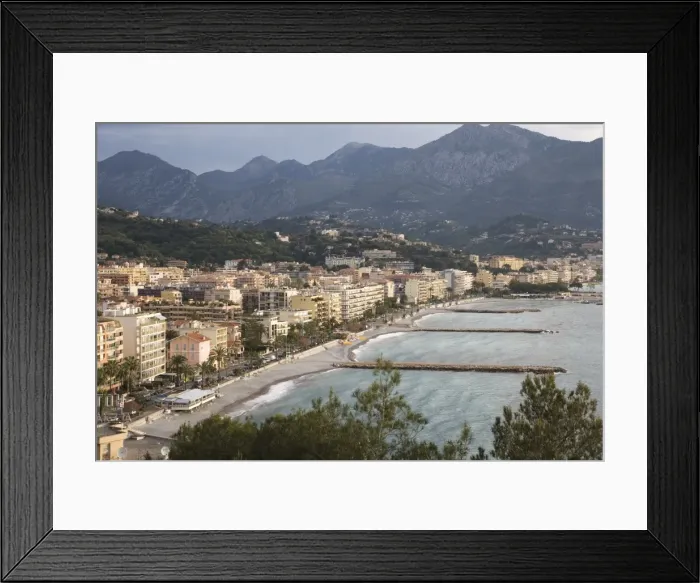 Framed Print : Menton, Alpes Maritimes, Provence, Cote d Azur, French Riviera, France Framed Print : Menton, Alpes Maritimes, Provence, Cote d Azur, French Riviera, France
