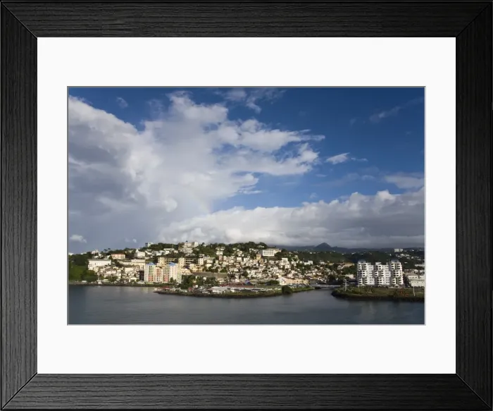 Framed Print : Fort-de-France, Martinique, French Antilles, West Indies, Caribbean, Central America Framed Print : Fort-de-France, Martinique, French Antilles, West Indies, Caribbean, Central America