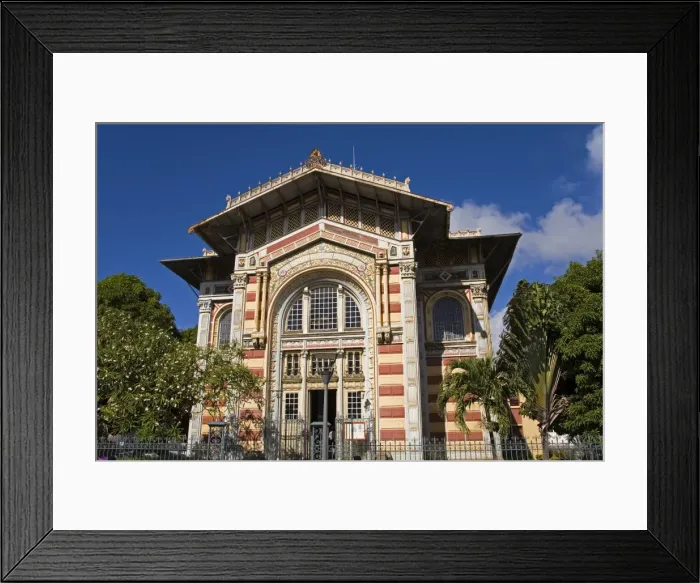 Framed Print : Bibliotheque Schoelcher (library), Fort-de-France, Martinique, French Antilles Framed Print : Bibliotheque Schoelcher (library), Fort-de-France, Martinique, French Antilles