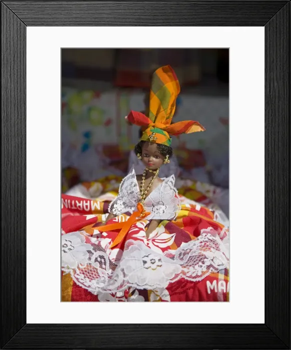 Framed Print : Dolls, Craft Market in La Savane Park, Fort-de-France, Martinique, French Antilles Framed Print : Dolls, Craft Market in La Savane Park, Fort-de-France, Martinique, French Antilles
