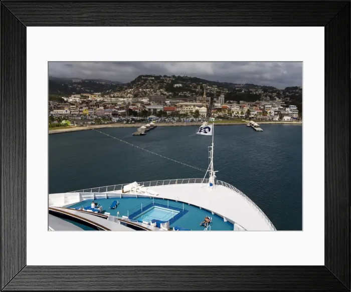 Framed Print : Cruise Ship Terminal, Fort-de-France, Martinique, French Antilles, West Indies Framed Print : Cruise Ship Terminal, Fort-de-France, Martinique, French Antilles, West Indies