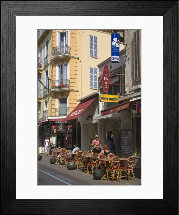 Framed Print : Rue d Antibes, Cannes, Alpes Maritimes, Provence, Cote d Azur Framed Print : Rue d Antibes, Cannes, Alpes Maritimes, Provence, Cote d Azur