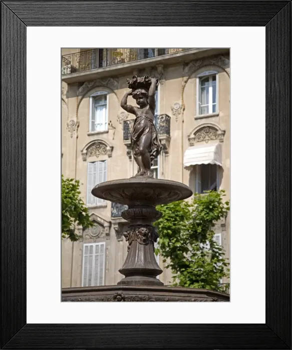Framed Print : Fountain, Place de Gaulle, Cannes, Alpes Maritimes, Provence, Cote d Azur Framed Print : Fountain, Place de Gaulle, Cannes, Alpes Maritimes, Provence, Cote d Azur